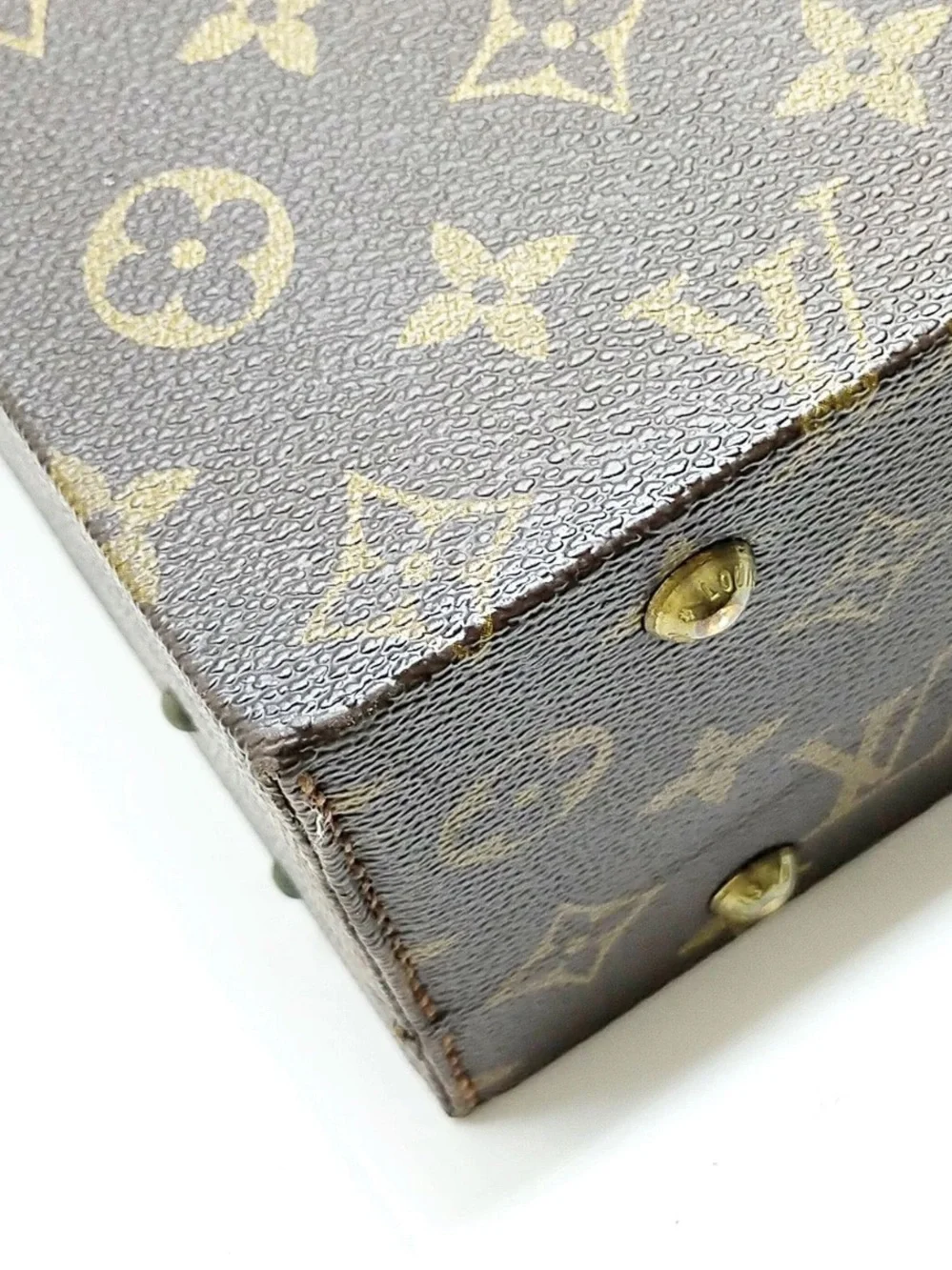 Louis Vuitton Brown Monogram President Hard Sided Briefcase Trunk
